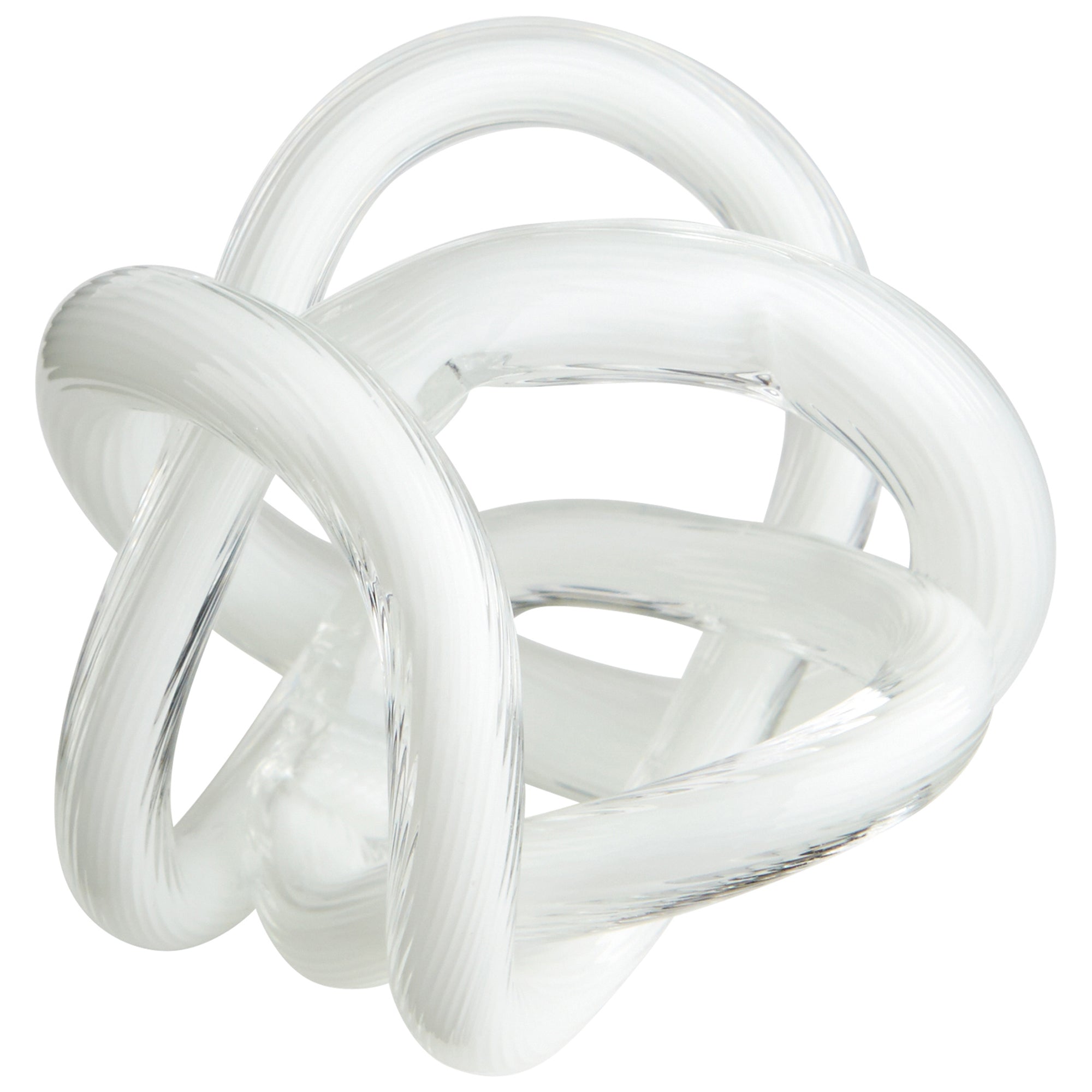 Cyan Design 06722 Interlace Filler - White Small Decorative Bowl for Home Decor, Table Centerpiece, Gift Box Filler, and Shelf Display