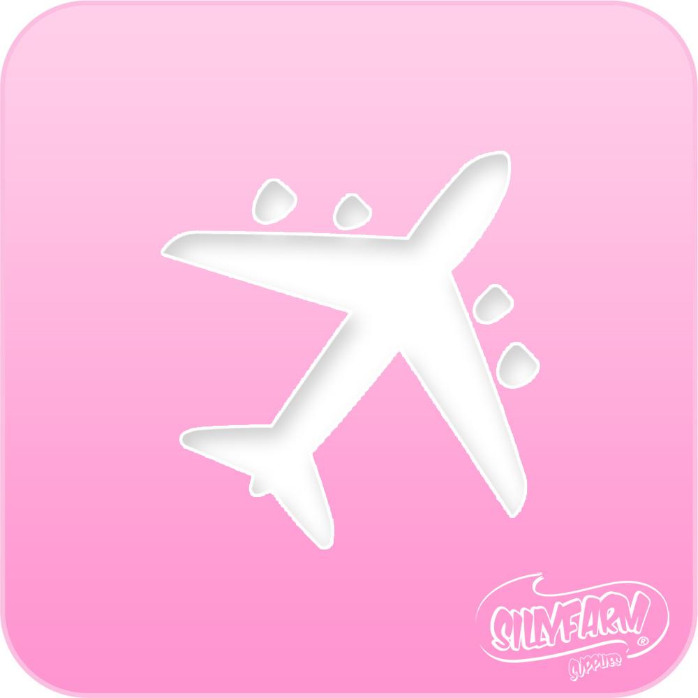 Pink Airplane Stencil Set for Kids - DIY Craft, Scrapbooking & Wall Art Decoration