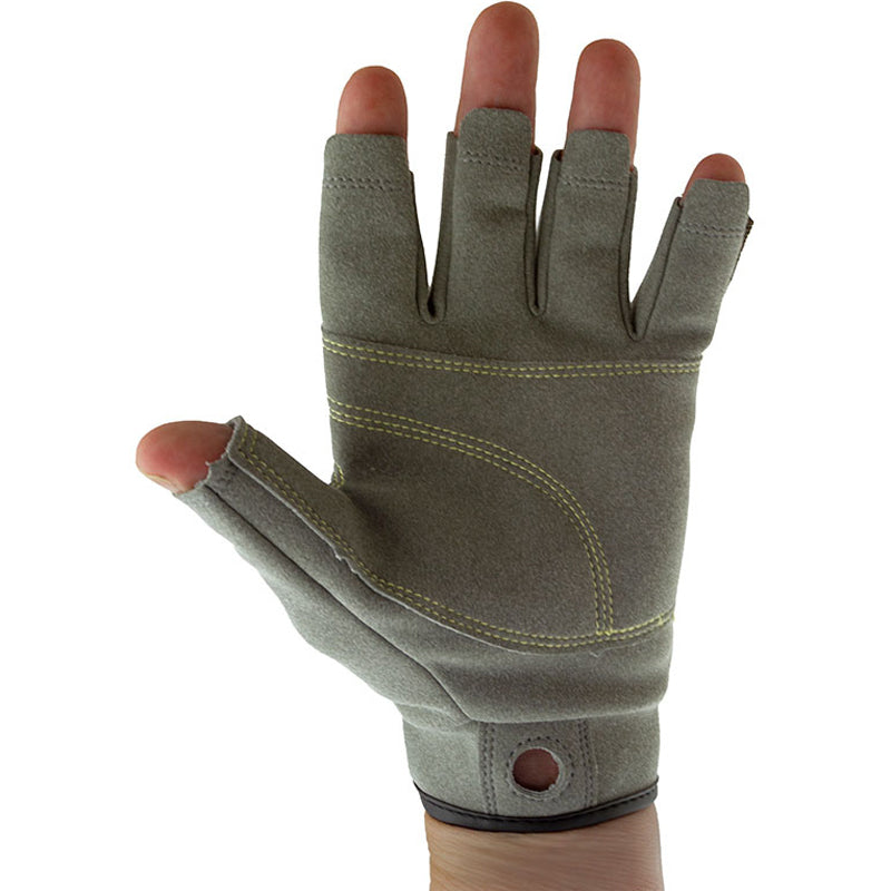 Metolius Talon 3/4 Finger Belay Gloves for Rock Climbing - Durable & Lightweight (Closeout) - Perfect for Indoor & Outdoor Climbing, Bouldering & Mountaineering