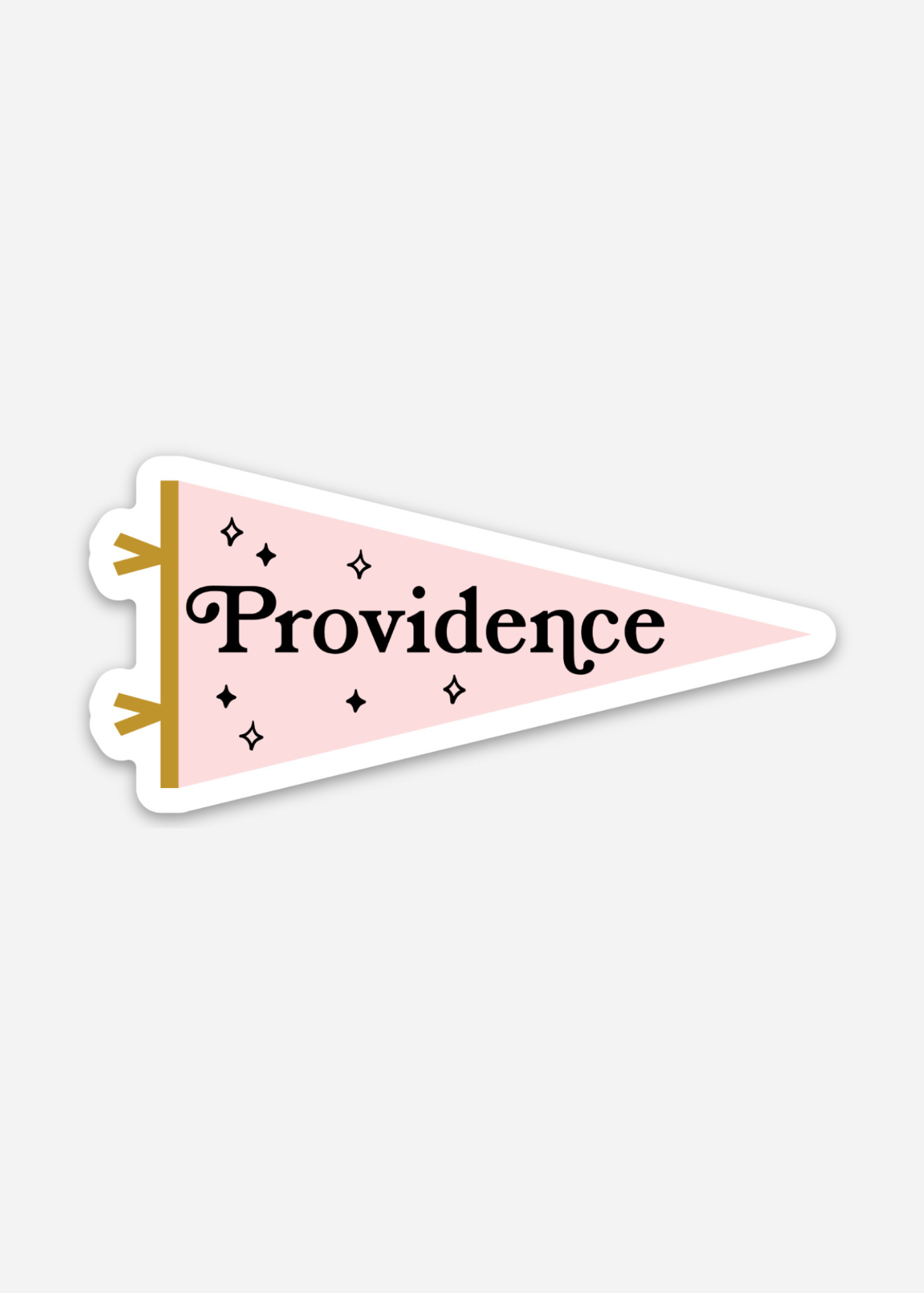Providence Pennant Sticker - Decorative Vinyl Sticker for Laptops, Water Bottles & DIY Crafts - Perfect for Home, Office & School Decor