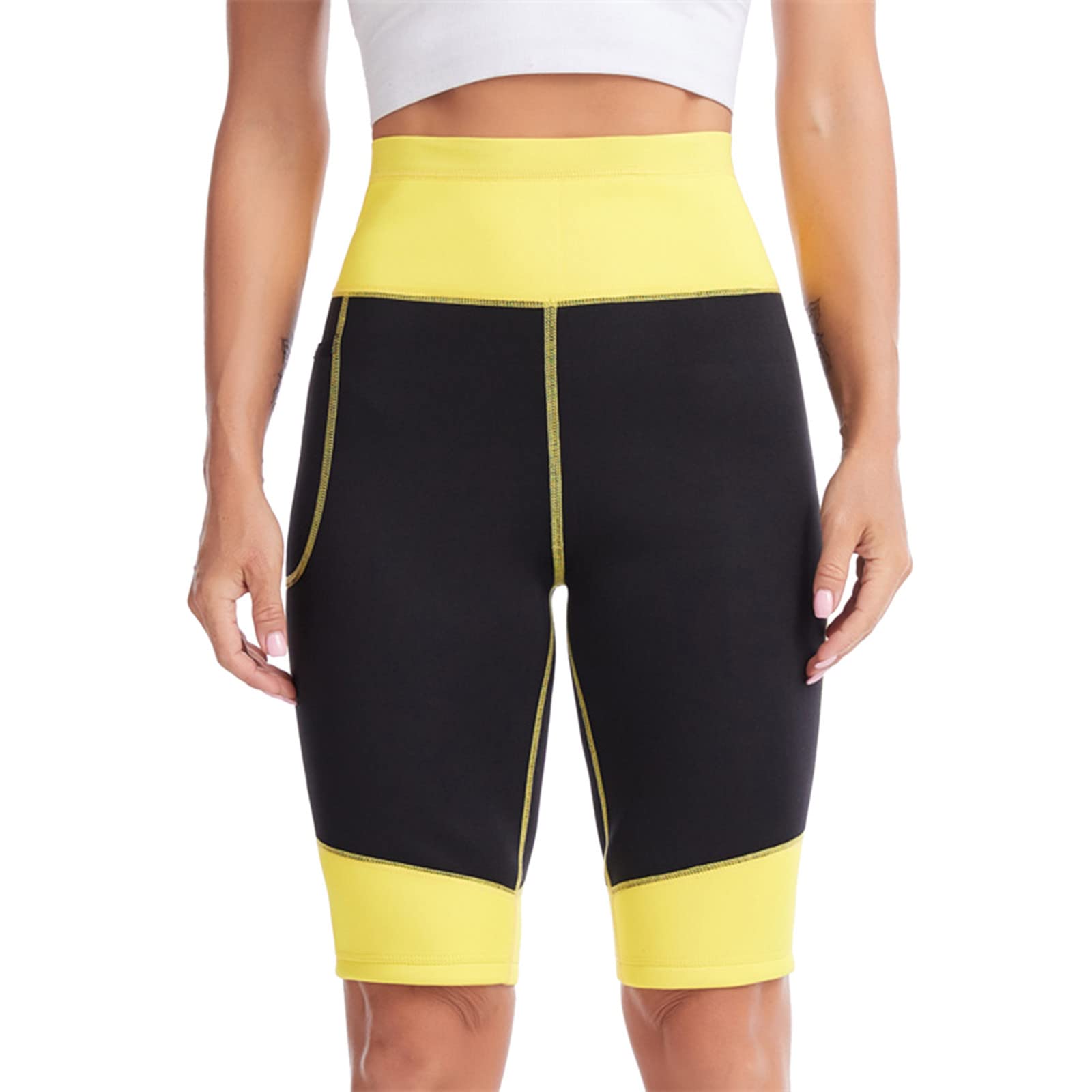 High Waist Yoga Shorts for Women - Tummy Control Body Shaper, Sweat-Wicking Workout Shorts with Butt Lifting Design | Perfect for Yoga, Gym & Everyday Wear