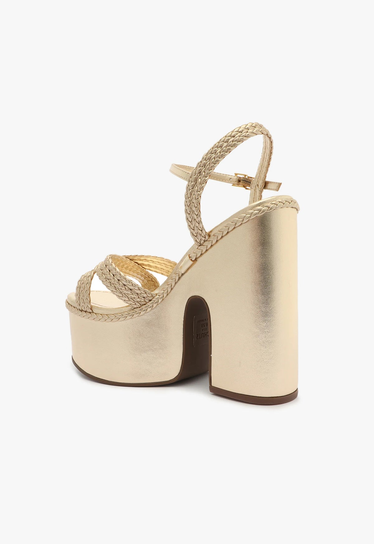 Karima Women's Cutout Metallic Nappa Leather Sandals - Comfortable Summer Dress Shoes for Outdoor, Beach & Casual Wear