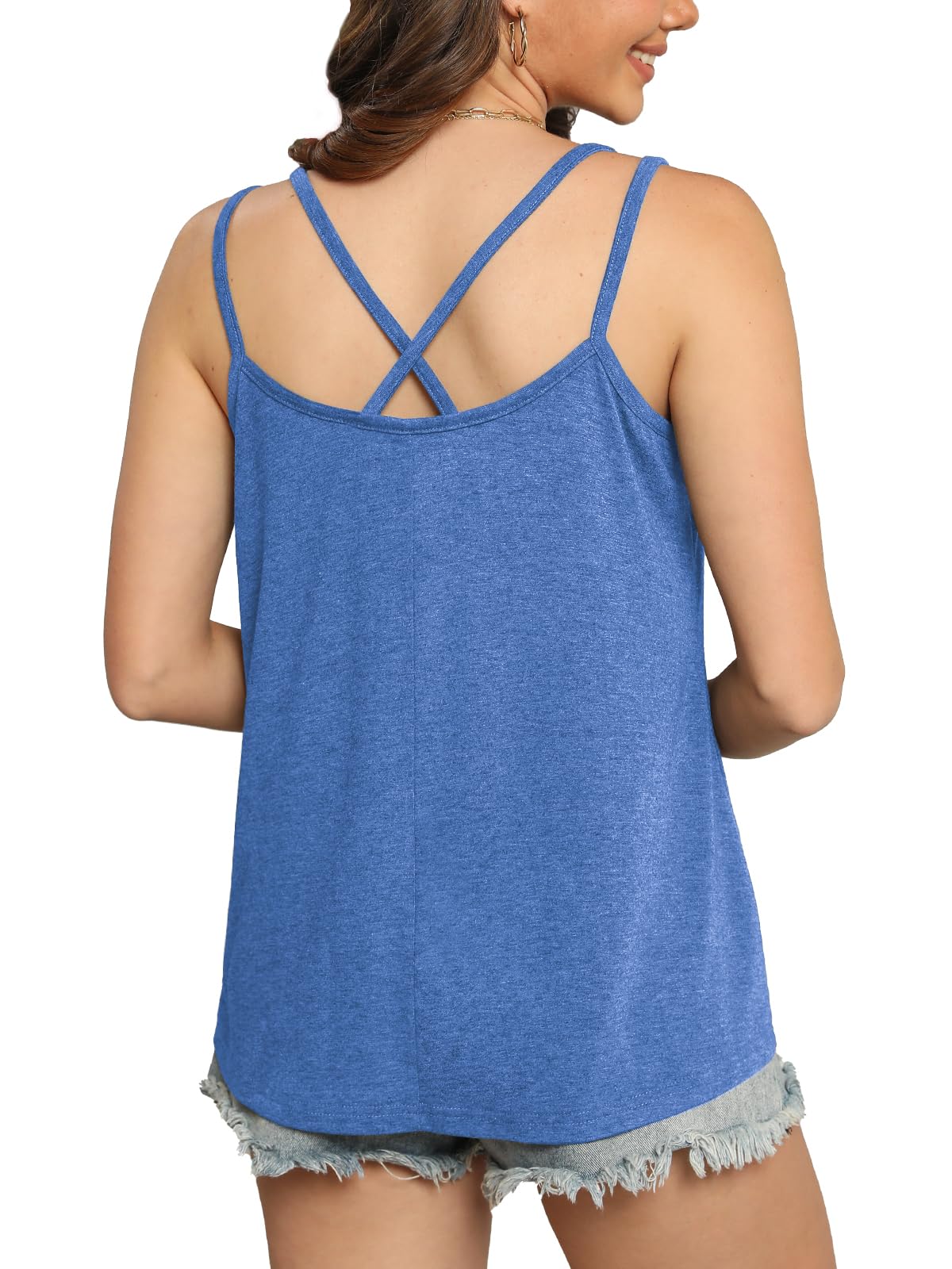 Grace's Secret Women's Summer Tank Tops - Fashion Camisole Tops, Loose Casual Sleeveless Shirts - Perfect for Beach, Vacation & Everyday Wear