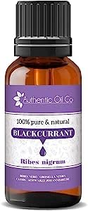 100% Pure Cold Pressed Blackcurrant Carrier Oil - Natural Skin Care & Cosmetics Base (10ml) - Perfect for DIY Beauty, Aromatherapy & Massage