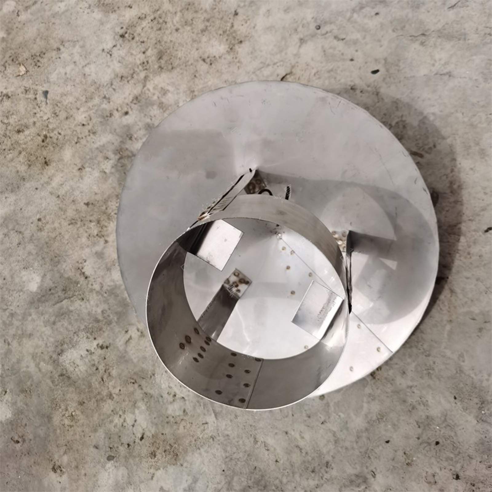 BOHHO 304 Stainless Steel Chimney Cap - 6.7 Inches (170mm) Rain Cover for Stove Pipe, Fireplace, Heating Stove & Earth Stove - Durable Outdoor Chimney Exhaust Protection for All Weather Conditions