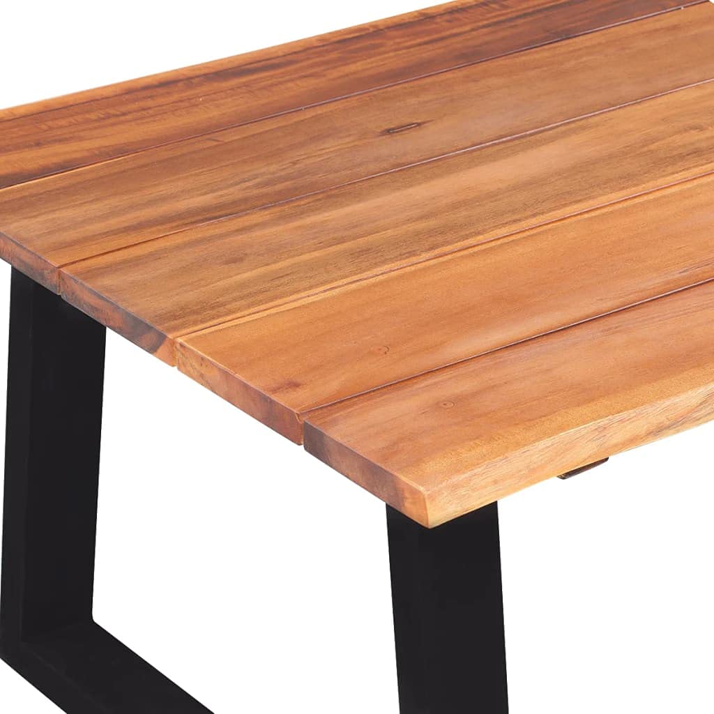 Modern Acacia Wood Coffee Table 43.3
