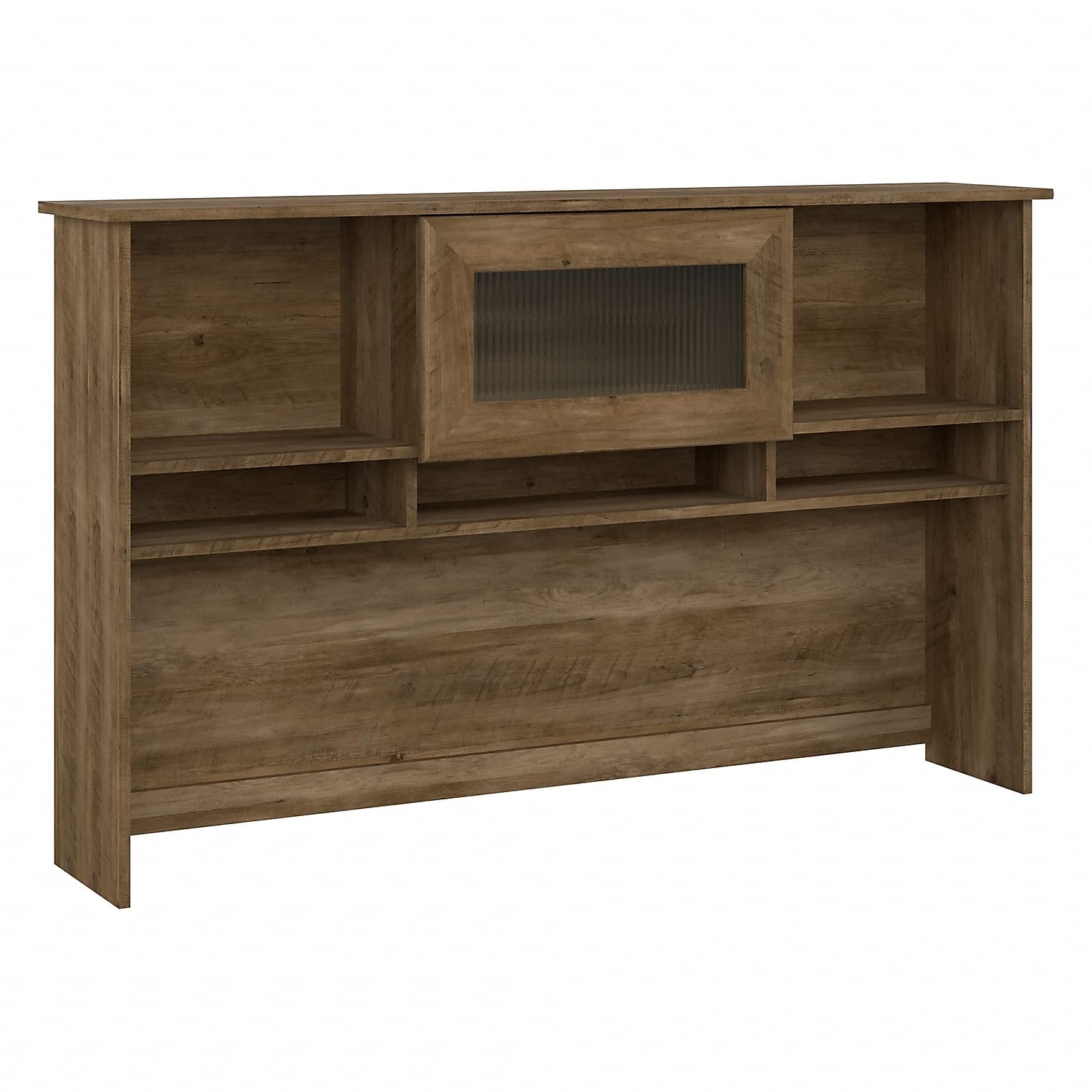 Bush Furniture Cabot 60W Reclaimed Pine Desk Hutch - Home Office Organizer with Storage Shelves for Books, Decor & Office Supplies | Perfect for Small Spaces & Workstations