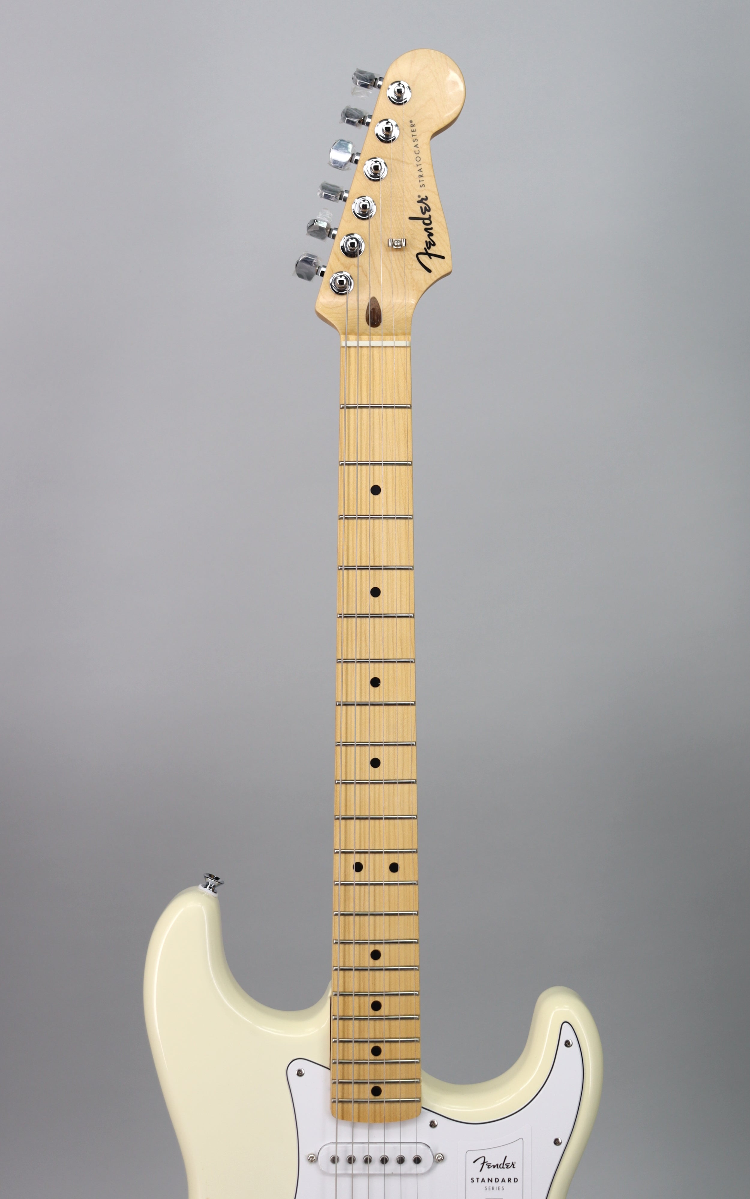 Fender Standard Stratocaster Electric Guitar - Olympic White Finish | Professional Quality for Rock, Blues & Stage Performance