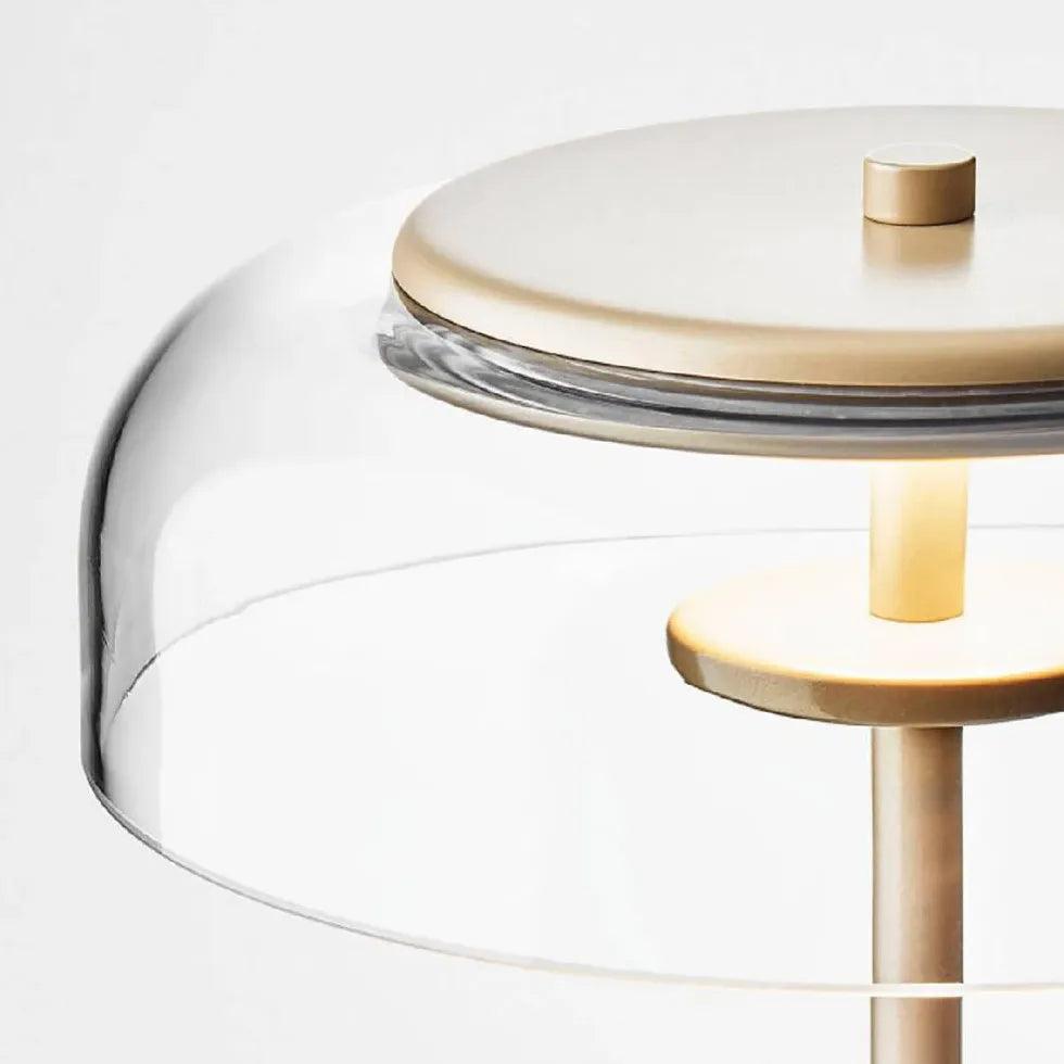 Modern Minimalist Transparent Glass Floor Lamp - Elegant Home Decor for Living Room, Bedroom, or Office Lighting