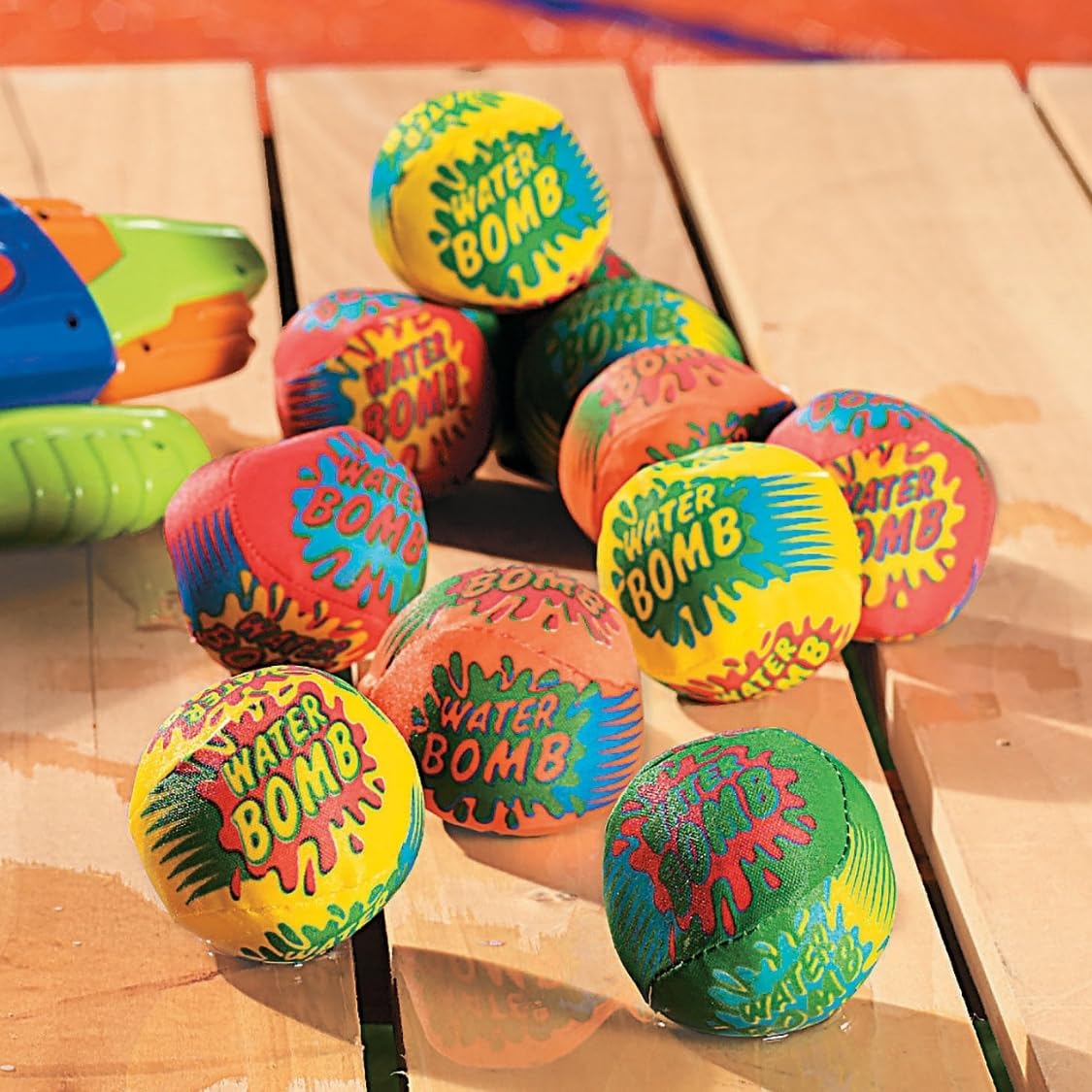 Water Bomb Soaker Balls - Fun Outdoor Water Games for Kids, Summer Pool Party Toys, Splash Battle Activities for Backyard, Beach and Birthday Parties