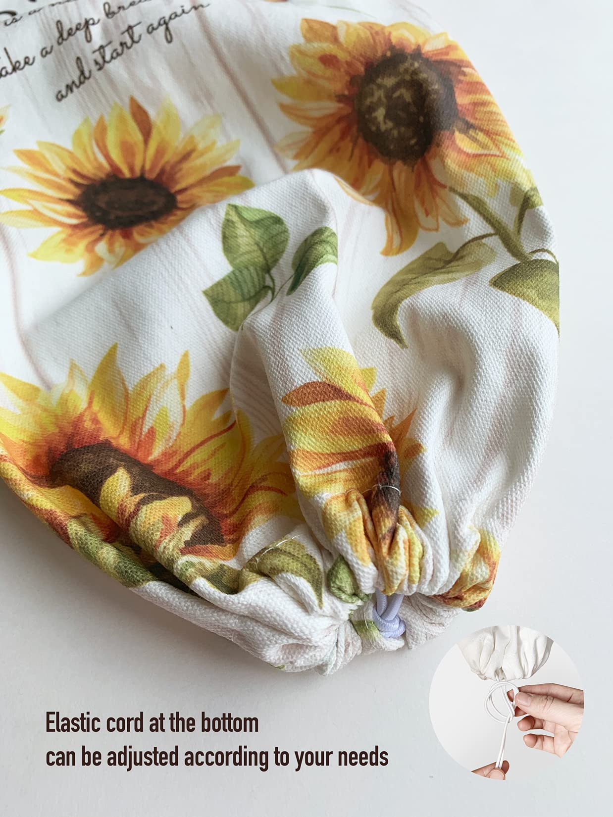 Sunflower Plastic Bag Holder & Dispenser - Kitchen Grocery Bag Organizer, Trash Bag Storage Carrier - Cute Home Decor for Kitchen, Pantry, Laundry Room - Perfect Gift for Mom, Wife, Grandma (Housewarming, Mother's Day, Birthday)