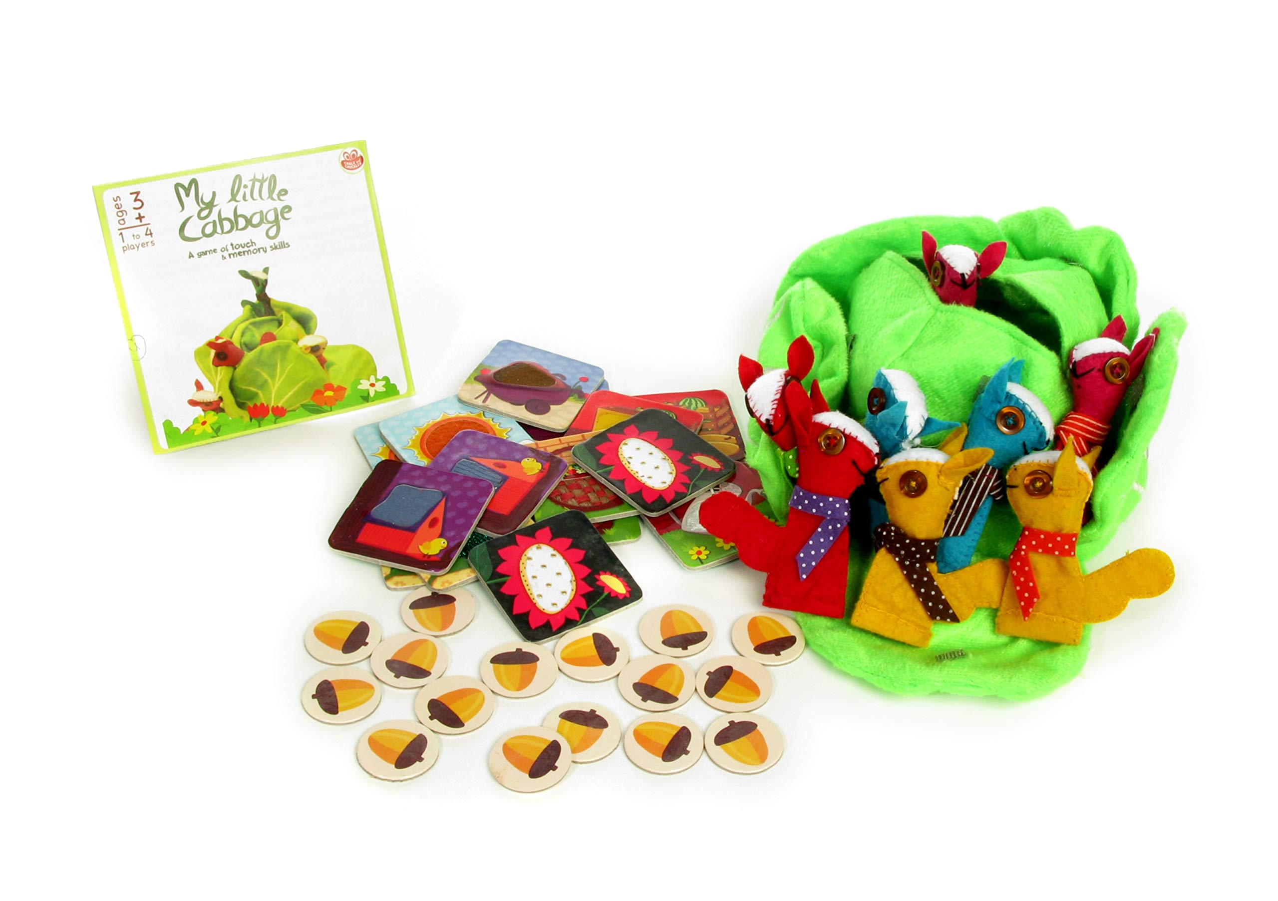 Chalk & Chuckles CCPPL038 My Little Cabbage - Fun Educational Board Game for Kids | Perfect for Family Game Nights & Preschool Learning Activities