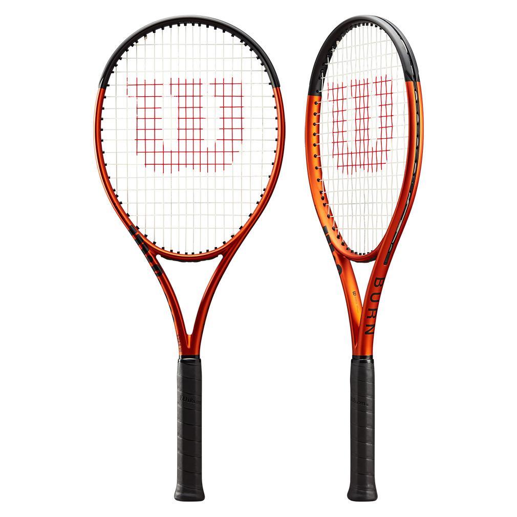 Burn 100ULS v5.0 Tennis Racket - Lightweight Carbon Fiber Tennis Racquet for Adults & Advanced Players - Perfect for Competitive Matches & Training Sessions