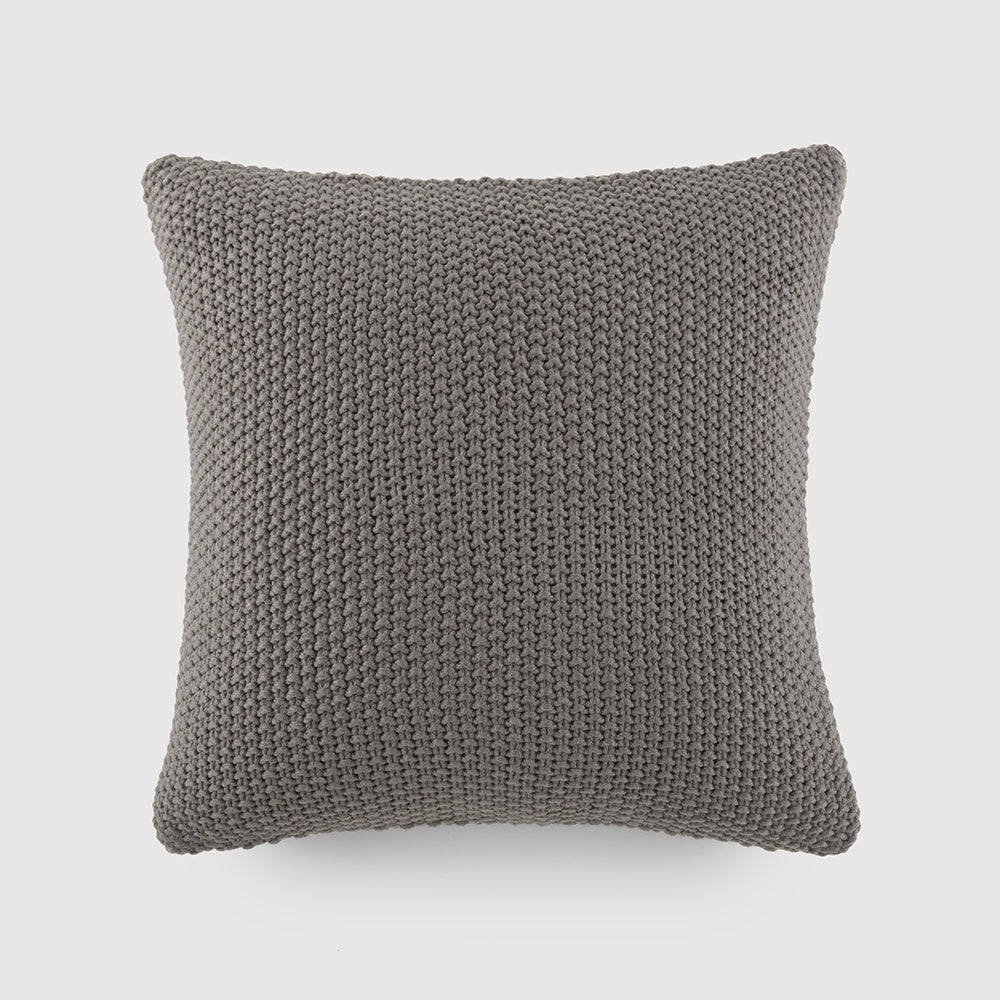 Seed Stitch Knit Throw Pillow Cover with Insert - Soft Decorative Cushion Cover for Sofa, Bed & Home Decor