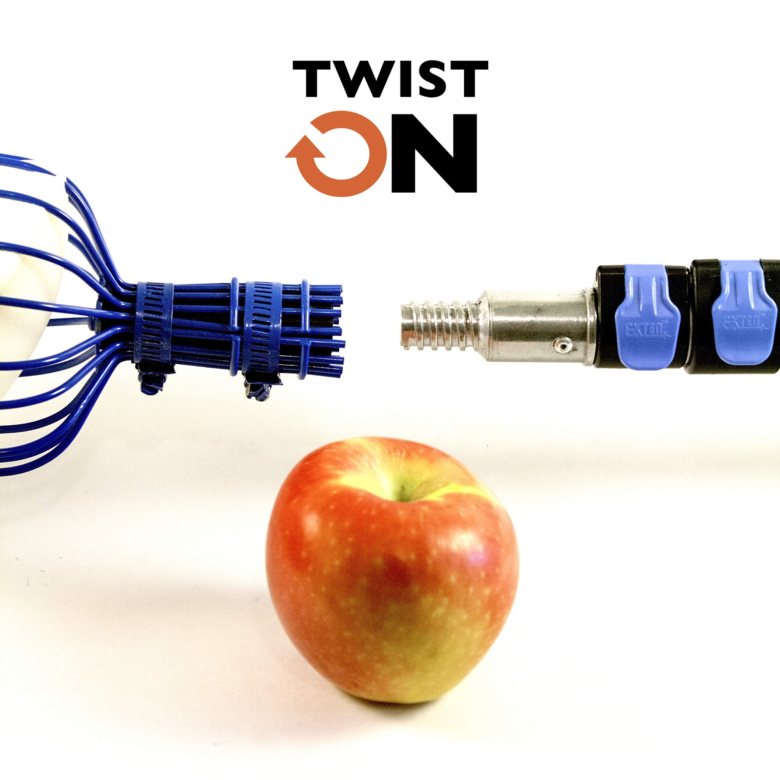 EVERSPROUT Twist-On Fruit Picker Basket - 3/4-inch ACME Threaded Pole Attachment for Harvesting Apples, Mangoes & More | Lightweight Fruit Harvesting Tool | Perfect for Home Orchards & Backyard Gardening (Head Only, Pole Sold Separately)