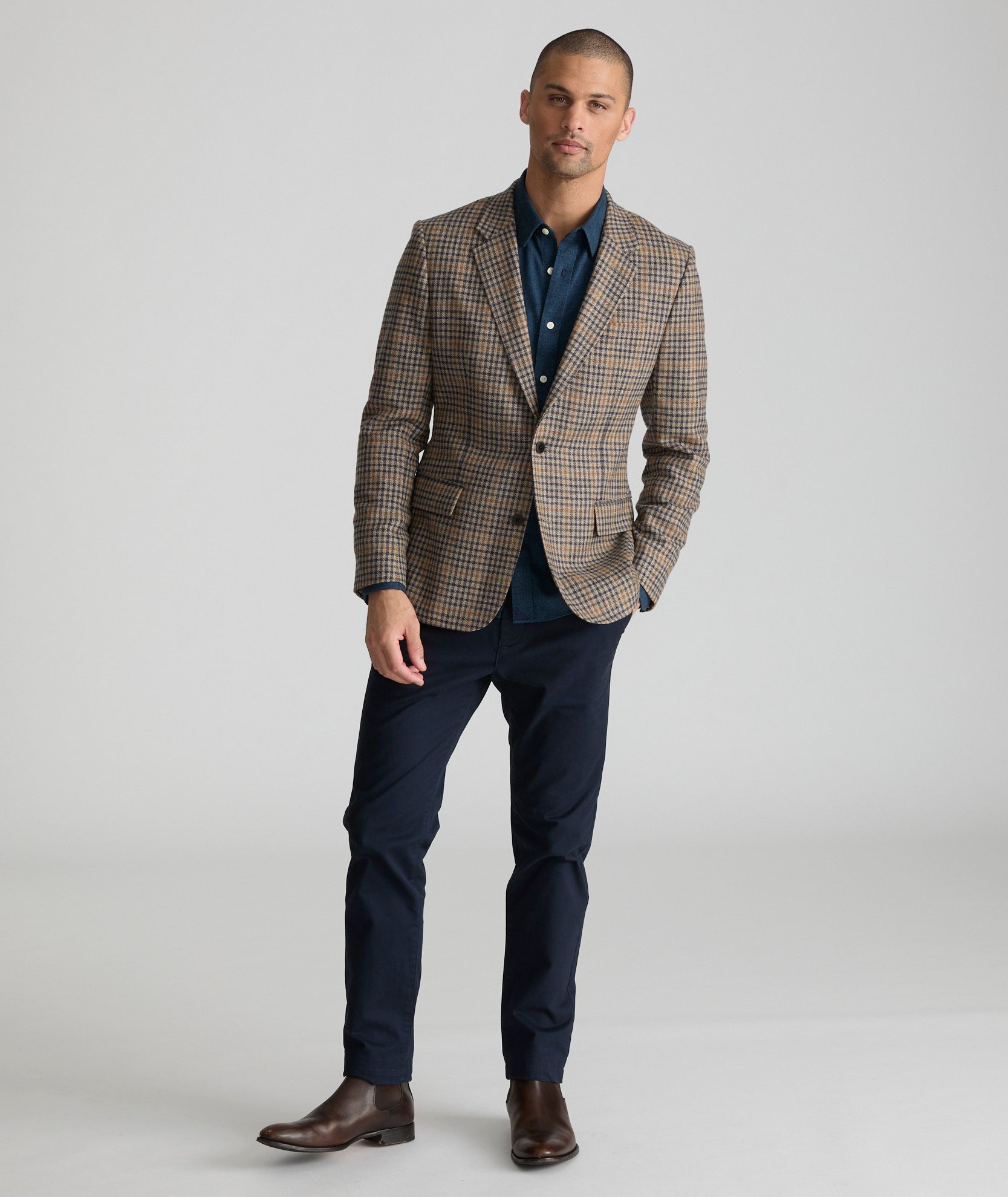 Italian Wool Sezanne Sport Coat for Men - Premium Tailored Blazer for Business & Formal Wear - Final Sale