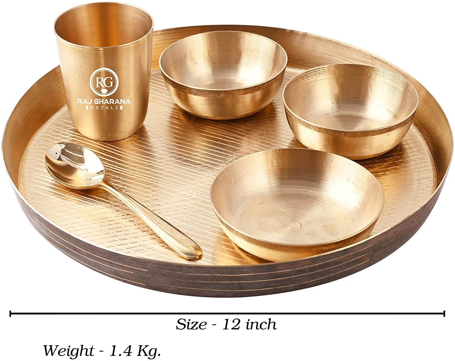 Authentic Bronze Kansa Set for Ayurvedic Facial Massage & Skincare – Perfect for Spa, Home Relaxation, and Self-Care Rituals