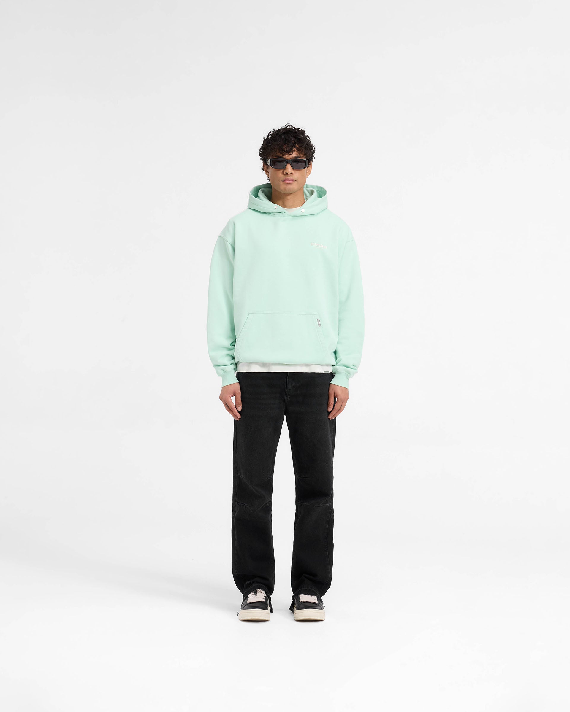 Represent Owners Club Hoodie - Pistachio Green Pullover Sweatshirt for Men & Women | Streetwear Fashion, Casual Loungewear, Gym & Outdoor Activities