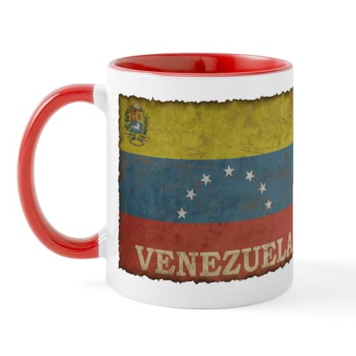 White/Red Inside - Vintage Venezuela Mug