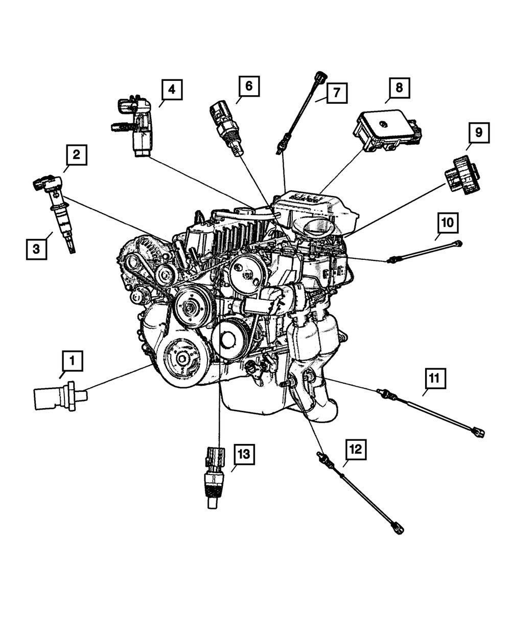 Genuine Mopar 56041213AG Oxygen Sensor Replacement for Dodge, Jeep, Chrysler - Improve Engine Performance & Fuel Efficiency (Ideal for Off-Roading & Daily Commuting)