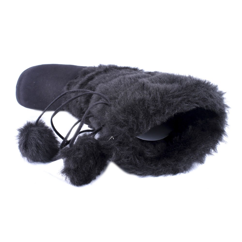 Women's Tara-Hi Pom Pom Winter Boots - Warm Fuzzy Snow Boots for Women, Stylish Winter Fashion Shoes for Cold Weather, Perfect for Snow Days, Outdoor Activities and Casual Wear