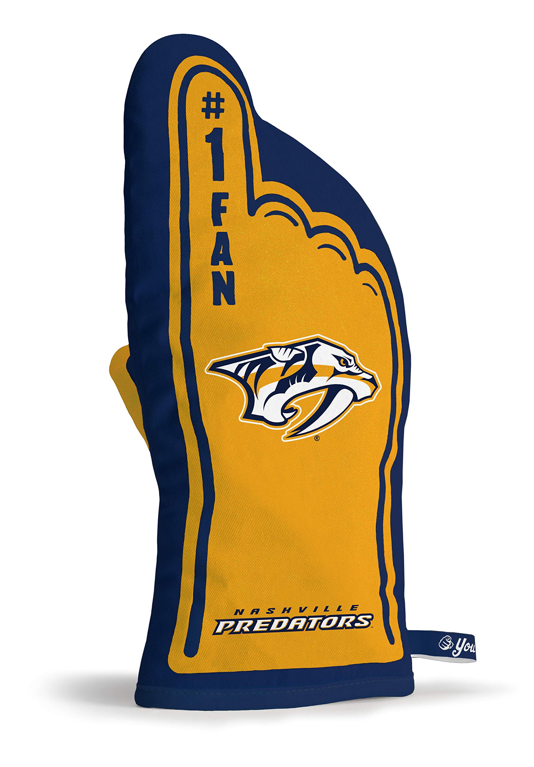 YouTheFan NHL #1 Oven Mitt - Heat Resistant Glove for Cooking, Baking & Grilling - Perfect for Hockey Fans & Kitchen Safety