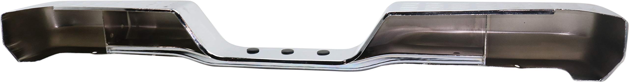 Evan Fischer Chrome Steel Step Bumper with Mounting Brackets for 1989-1995 Toyota Pickup Trucks | Premium Trim Replacement (Part #002283591113-PFM) | Durable USA-Made Rear Bumper for Off-Roading & Hauling
