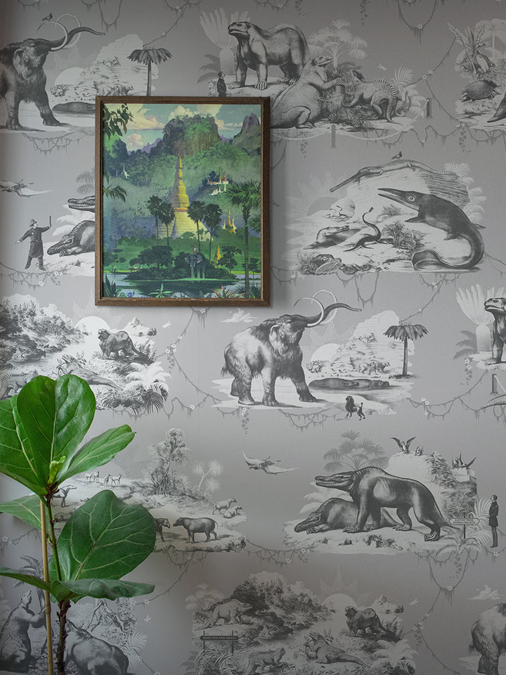 Extinctopia Premium Dinosaur Wallpaper - High-Quality Peel & Stick Removable Wallpaper for Kids Room, Nursery, Bedroom Decor - Easy to Install & Remove, Perfect for Home, Office & Classroom Decoration
