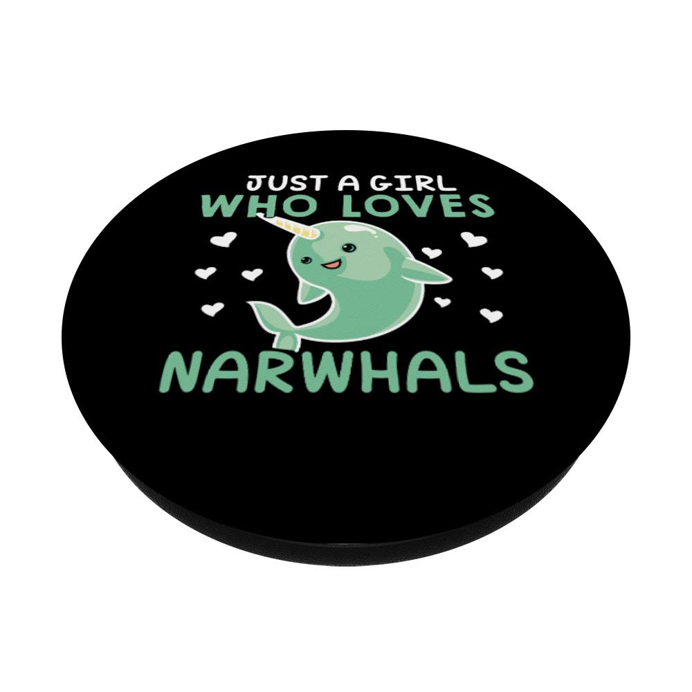 Narwhal PopSockets Phone Grip and Stand - Expandable Holder for iPhone, Samsung, Tablets - Perfect Gift for Unicorn Lovers, Office, Travel, and Daily Use