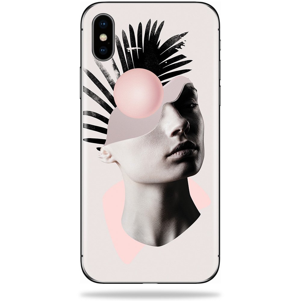 MightySkins Vinyl Decal Wrap Cover for Apple iPhone X - Empty Mind Design | Protective & Durable Skin | Easy to Apply & Remove | Made in USA | Perfect for Personalization & Daily Protection