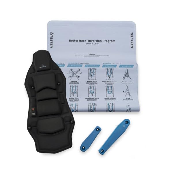 Teeter FitSpine Inversion Table Accessory Set - Back Pain Relief & Spinal Decompression Kit for Home Use