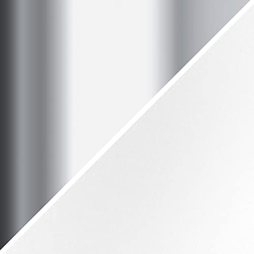 Matte White/Polished Nickel