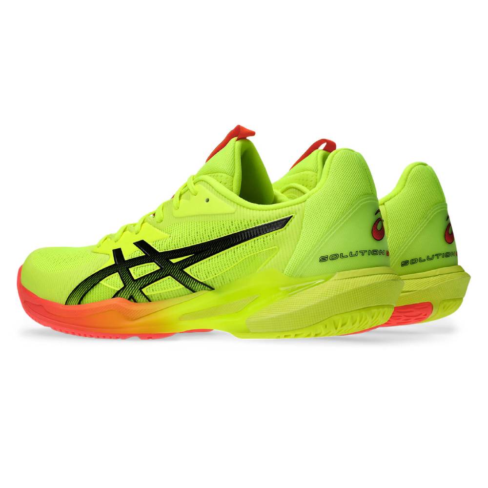 ASICS Solution Speed FF 3 Paris Edition Women's Tennis Shoes - Lightweight Performance Court Shoes for Women in Safety Yellow/Black | Perfect for Competitive Tennis Matches & Training Sessions