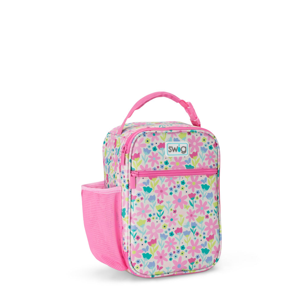 Flower Power Insulated Lunch Box - Reusable & Leak-Proof Bento Box for Work, School & Picnics - Cute Floral Design Lunch Bag for Women & Kids