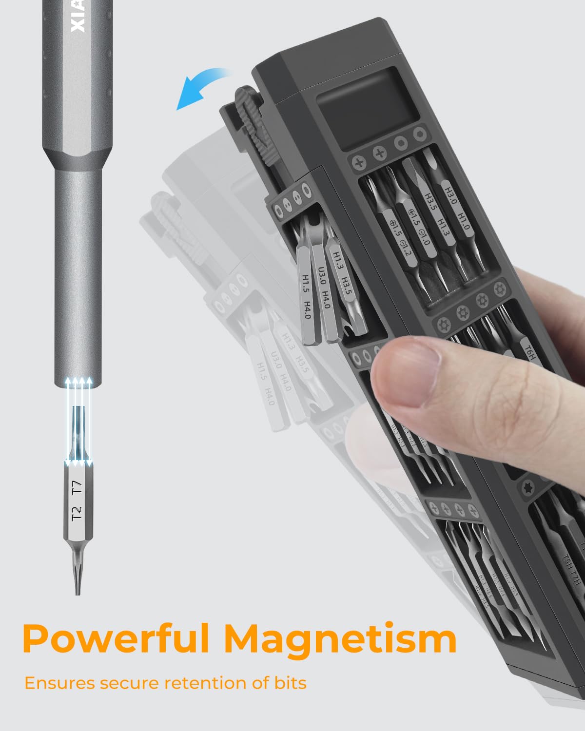 71 in 1 Small Precision Screwdriver Set - XIAONIAN Mini Multi-Bit Repair Tool Kit with 360° Rotating Handle & Durable Metal Case | Perfect for Electronics, Jewelry, Watches, MacBook, PC, PS5, PS4, Ring Doorbell, Eyeglasses & DIY Projects | Ideal for Home Repairs, Tech Maintenance & Crafting