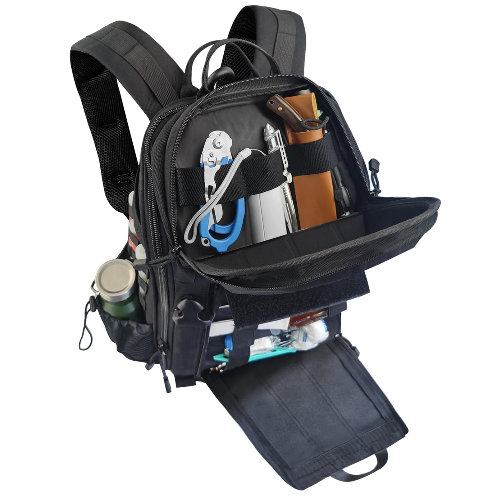 30L Tactical Military Backpack for Men - Waterproof Molle Rucksack with 15.6