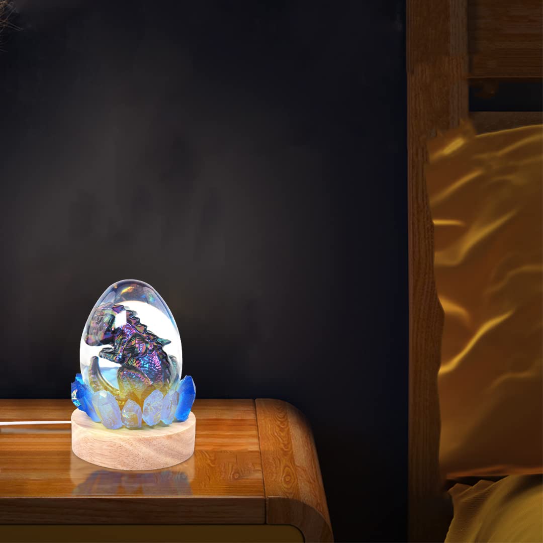 3D Dragon Egg Resin Mold Set - Epoxy Casting Mold for DIY Lamp Making