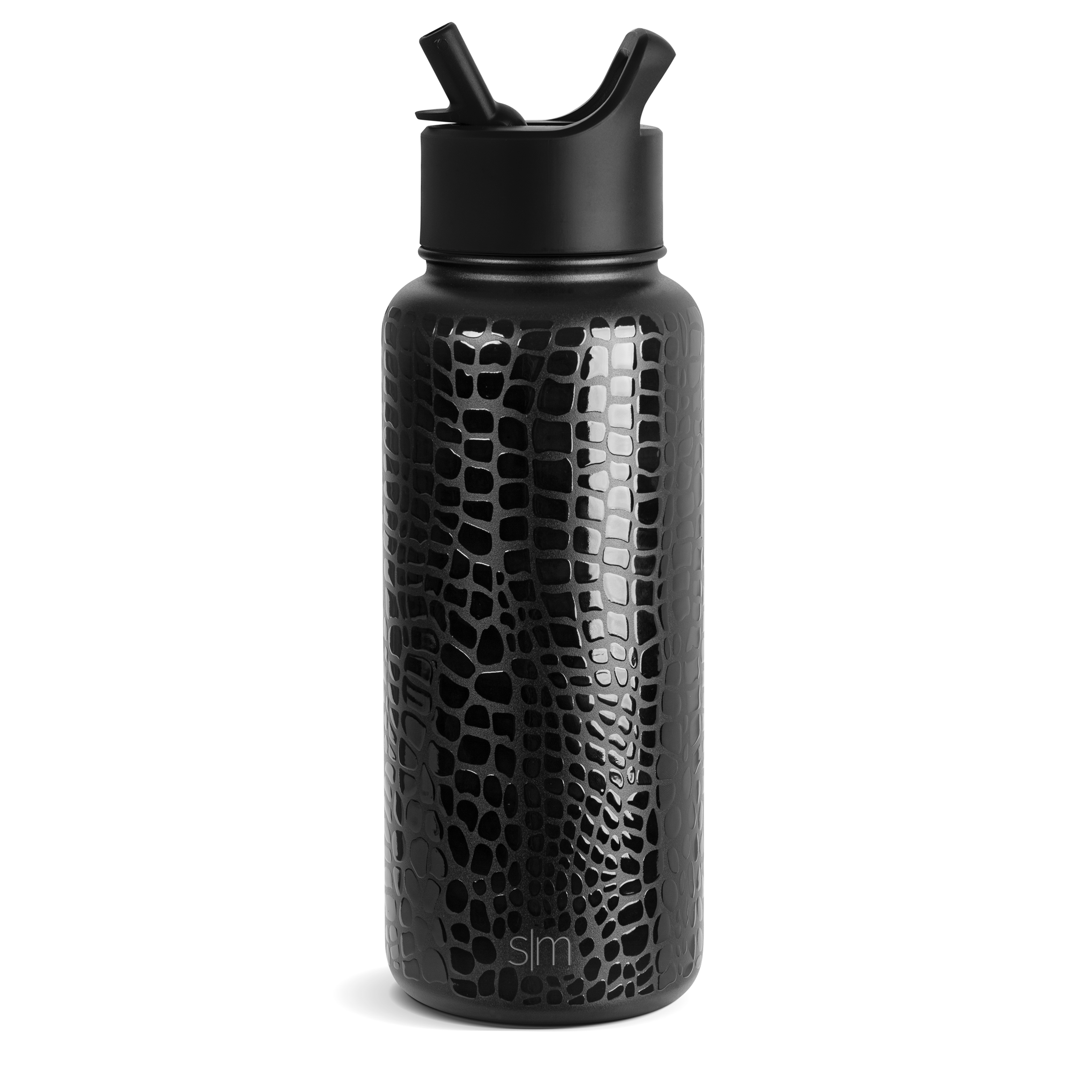Summit Insulated Water Bottle with Straw Lid - Leakproof Stainless Steel Thermos for Hiking, Gym & Outdoor Activities