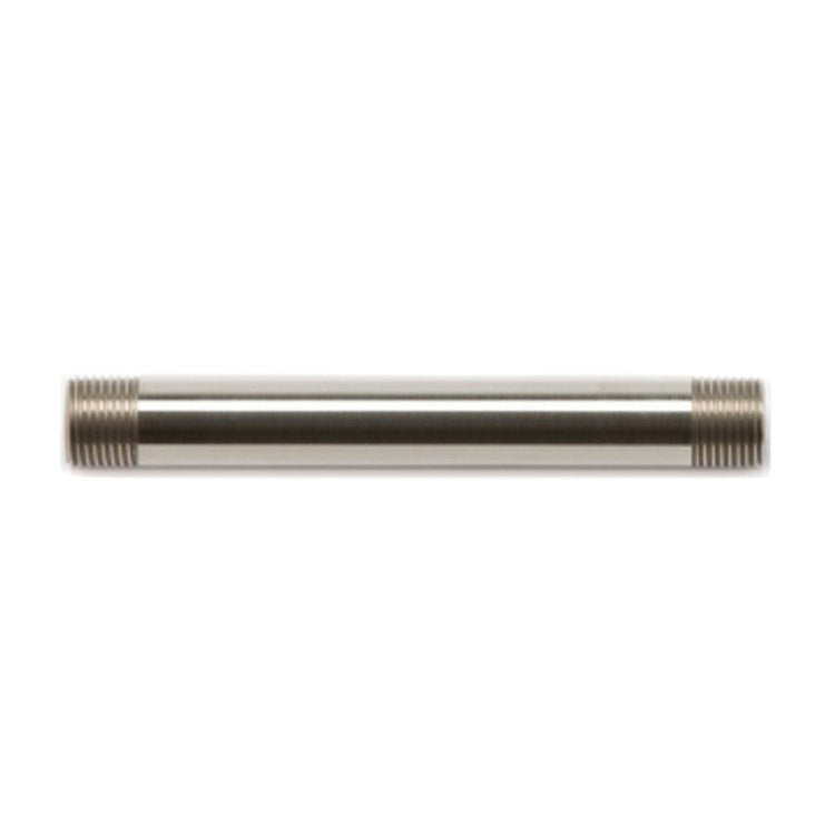 6-Inch Straight Shower Arm - Adjustable Chrome-Plated Brass Shower Pipe for Bathroom Faucet Replacement (Perfect for Modern & Traditional Showers)