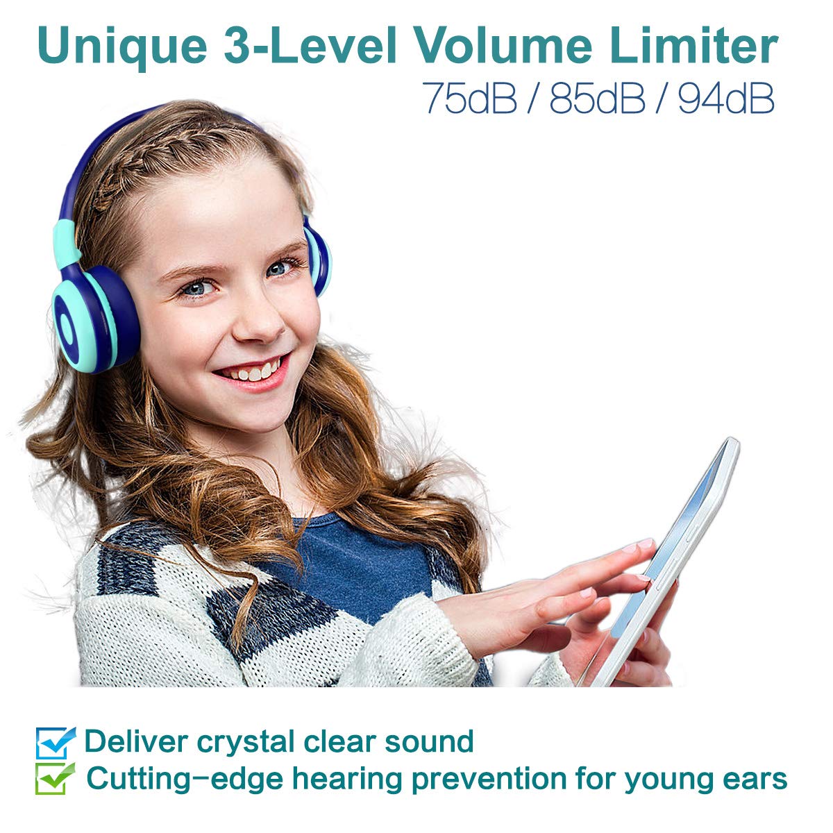 SIMOLIO Wireless IR Headphones for Car DVD | Bluetooth Kids Headphones | Compatible with Honda Odyssey, uConnect VES, Dodge Grand Caravan, Chevy Suburban 2006-2022 | Perfect for Family Road Trips & In-Car Entertainment
