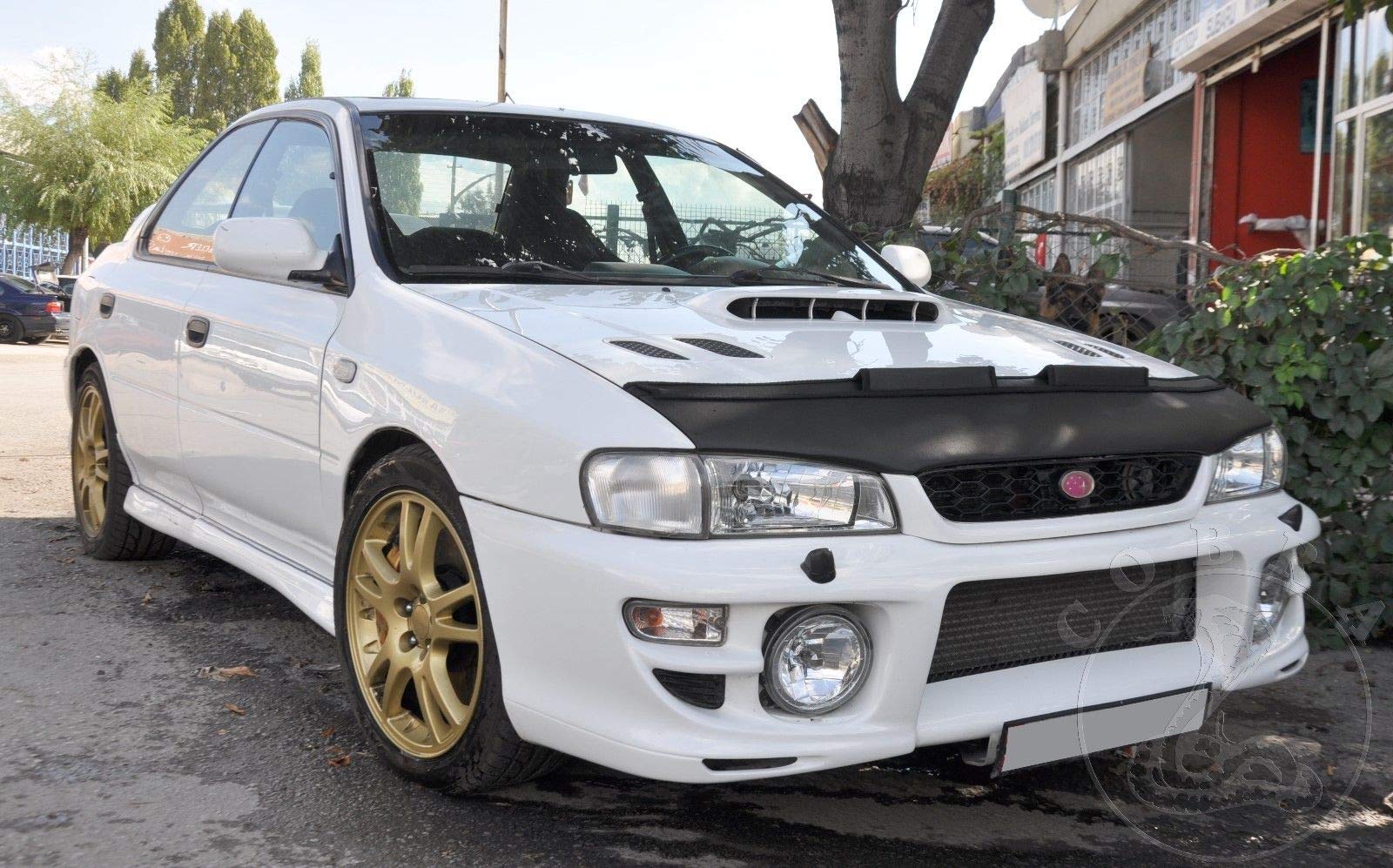 Subaru Impreza Hood Bra Cover (1997-2001) - Custom Fit Car Bonnet Mask Protector for 97-01 Models | UV Protection & Paint Shield | Perfect for Road Trips & Daily Commuting