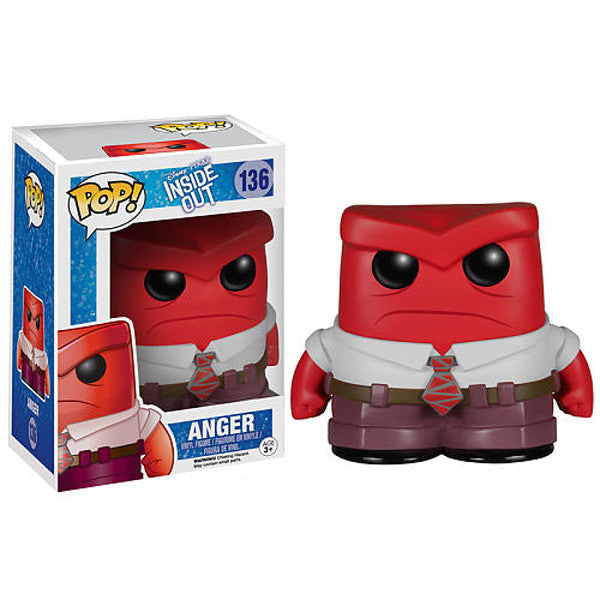 Disney Inside Out Anger Pop! Vinyl Figure - Collectible Toy for Fans, Gifts & Home Decor