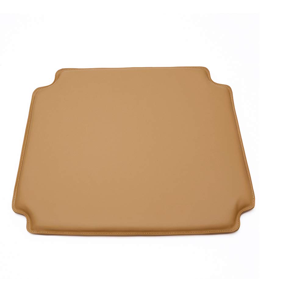 Premium PU Foam Wishbone Chair Cushion - Comfortable Seat Pad for Hans Wegner CH24 Y Chair (Brown) | Home Office, Dining Room & Lounge Decor Accessory