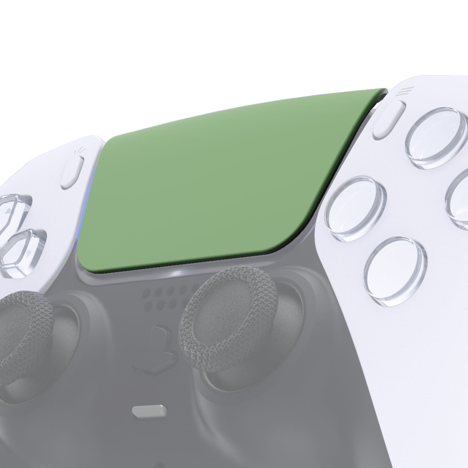 eXtremeRate Custom Touchpad Cover for PS5 Controller BDM 010/020/030/040/050 - Matcha Green | Replacement Part for Enhanced Gaming Experience | Perfect for PS5 Controller Customization & Protection