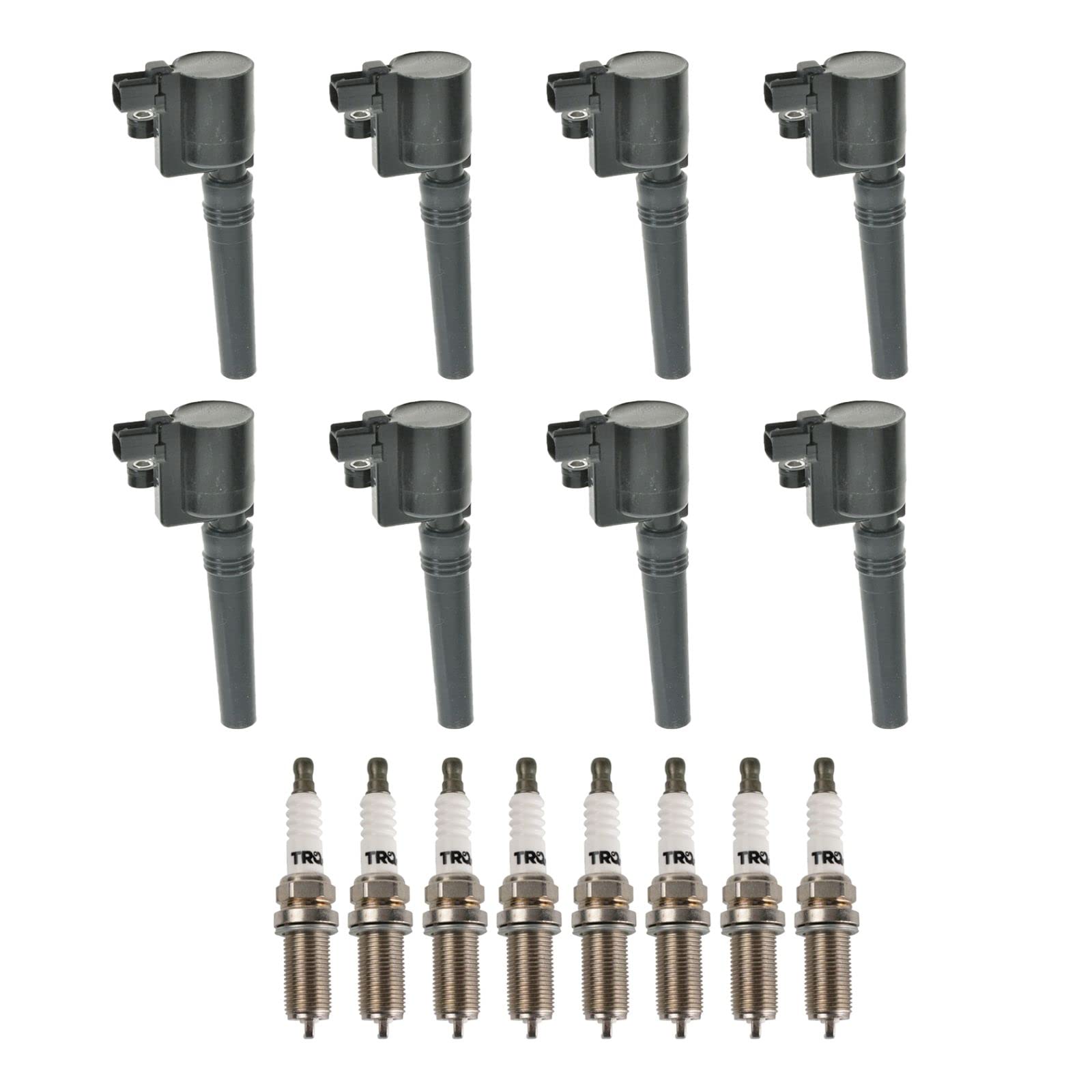 High Performance Ignition Coil & Spark Plug Kit - Compatible with 2003 Jaguar S-Type 3.0L V6 - Engine Tune Up & Maintenance Replacement Parts for Smooth Acceleration & Fuel Efficiency