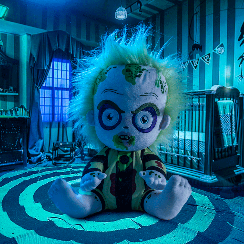 Beetlejuice Plush Toy Bundle - Cute Baby Beetlejuice Stuffed Animal for Kids & Collectors | Perfect for Movie Nights, Halloween Decor & Gift Giving