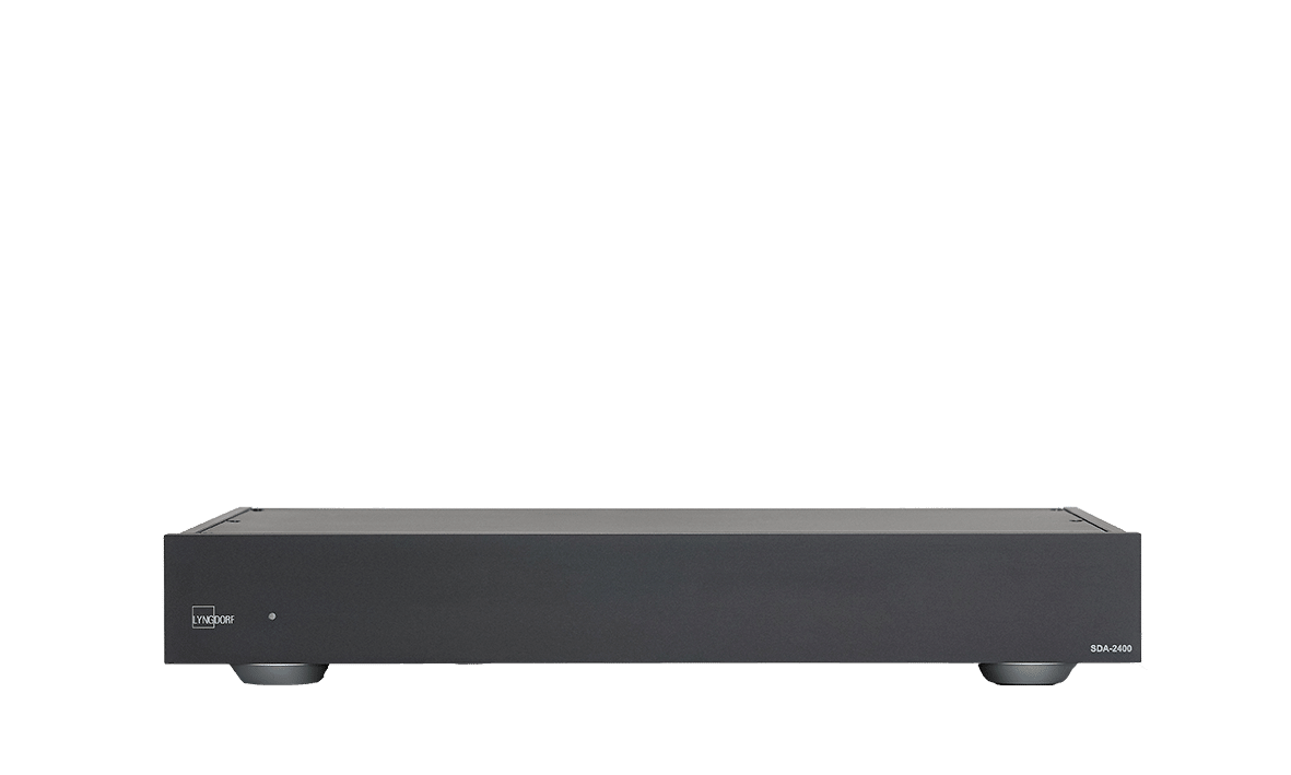 Lyngdorf SDA 2400 Power Amplifier with Trigger Cable & 4 RU Rack Mount - Perfect for Home Theater & Professional Audio Systems