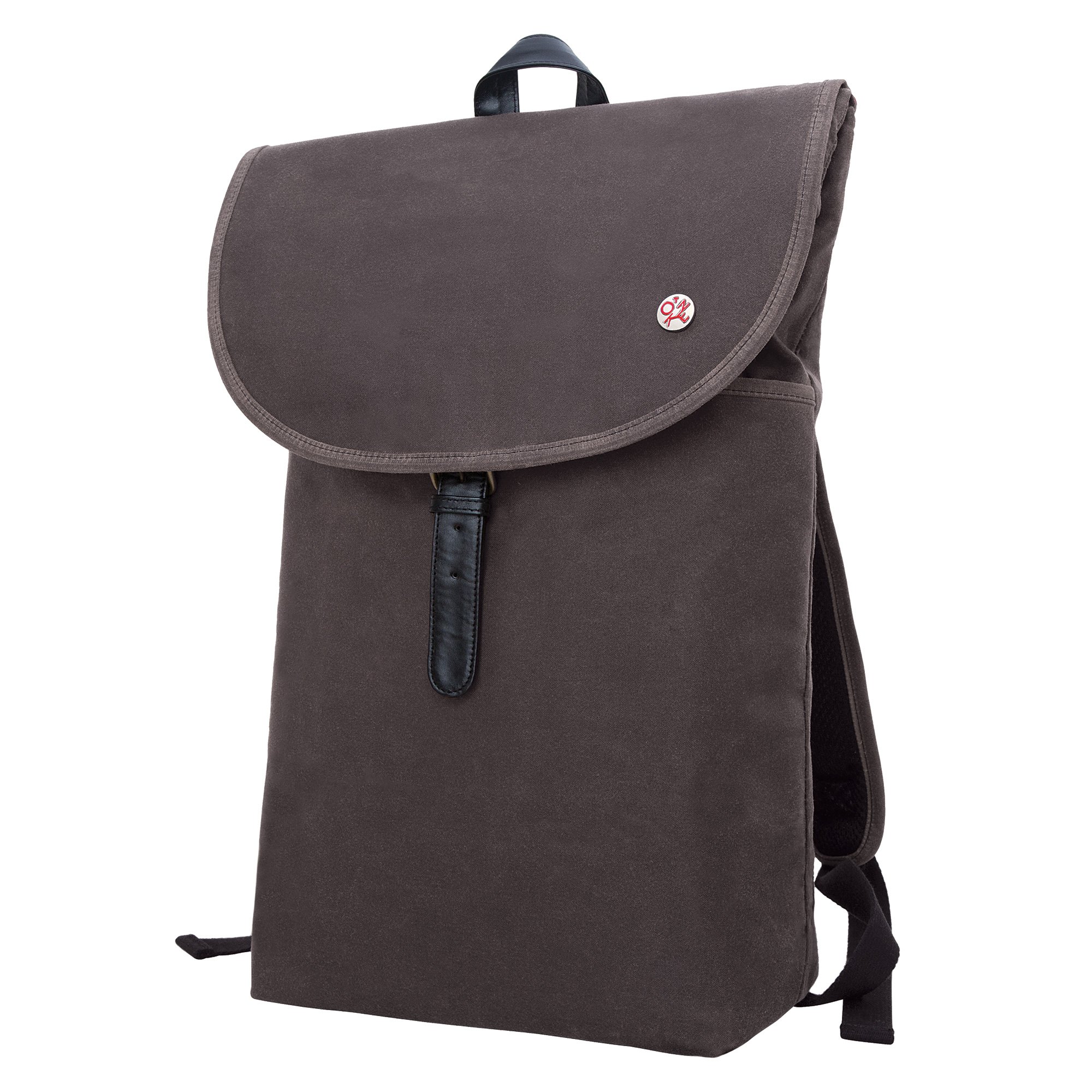 Token Bags Bergen Waxed Backpack Large - Durable Dark Brown Leather Backpack for Men & Women | Perfect for Work, Travel & Outdoor Adventures