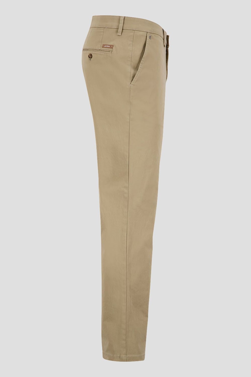 GARDEUR Benito Modern Chino Pants for Men - Slim Fit Stretch Comfort Casual Trousers in Tan | Perfect for Office, Business Casual & Everyday Wear