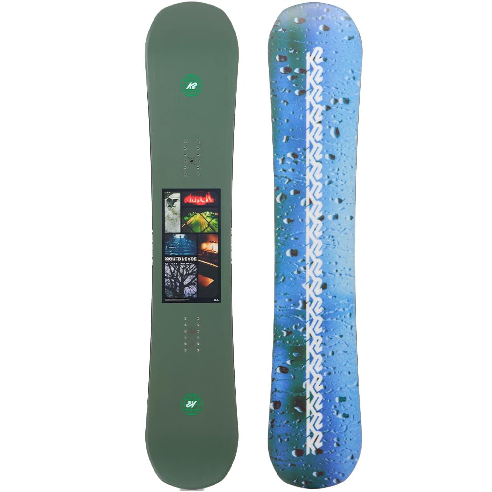 K2 World Peace Men's Snowboard - Freestyle & All-Mountain Riding for Powder & Park | Perfect for Backcountry, Groomers & Halfpipe